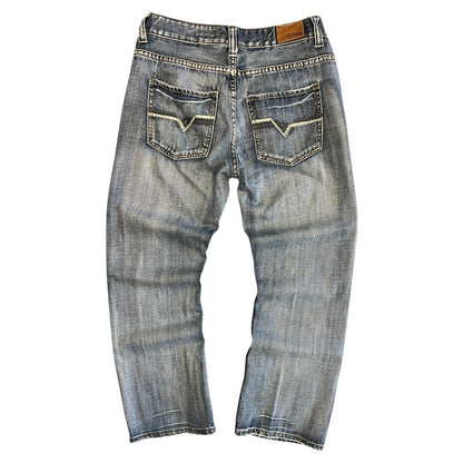 Y2K Urban Pipeline Relaxed Bootcut Jeans