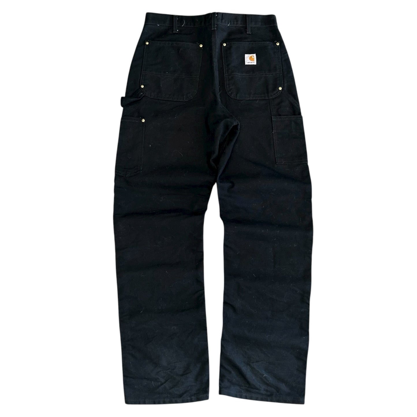 Carhartt ‘B01 BLK’ Dungaree Fit Double Knee Carpenters