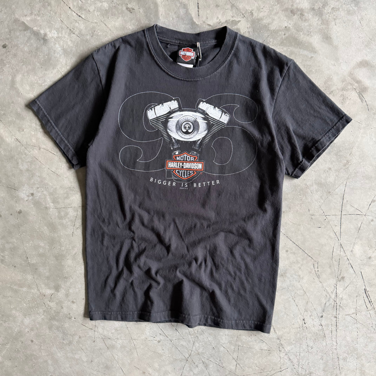 Y2K Harley Davidson 96th Anniversary Engine Tee