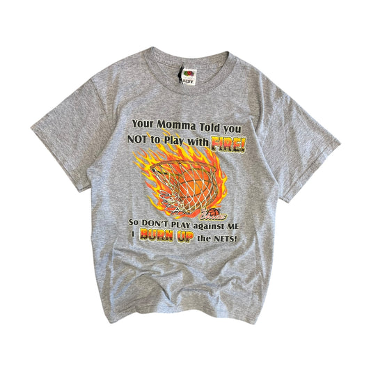 Y2K The Chute Flaming Basketball Quote Tee