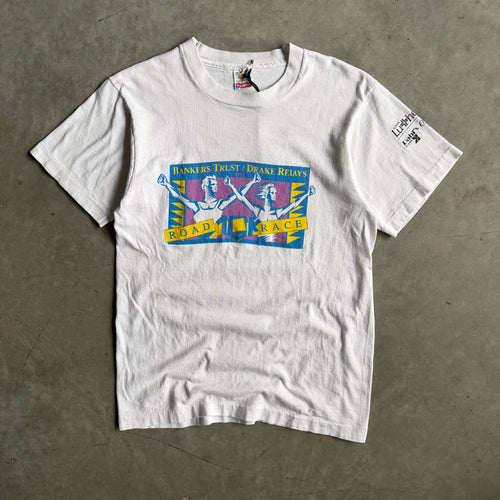 Vintage 1992 Bankers Trust Drake Relays 10k Road Race Tee
