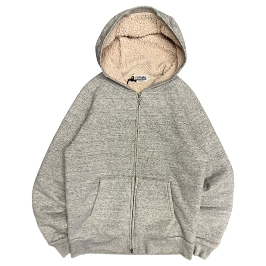 A Bathing Ape Sherpa Lined Zip Up Sweatshirt