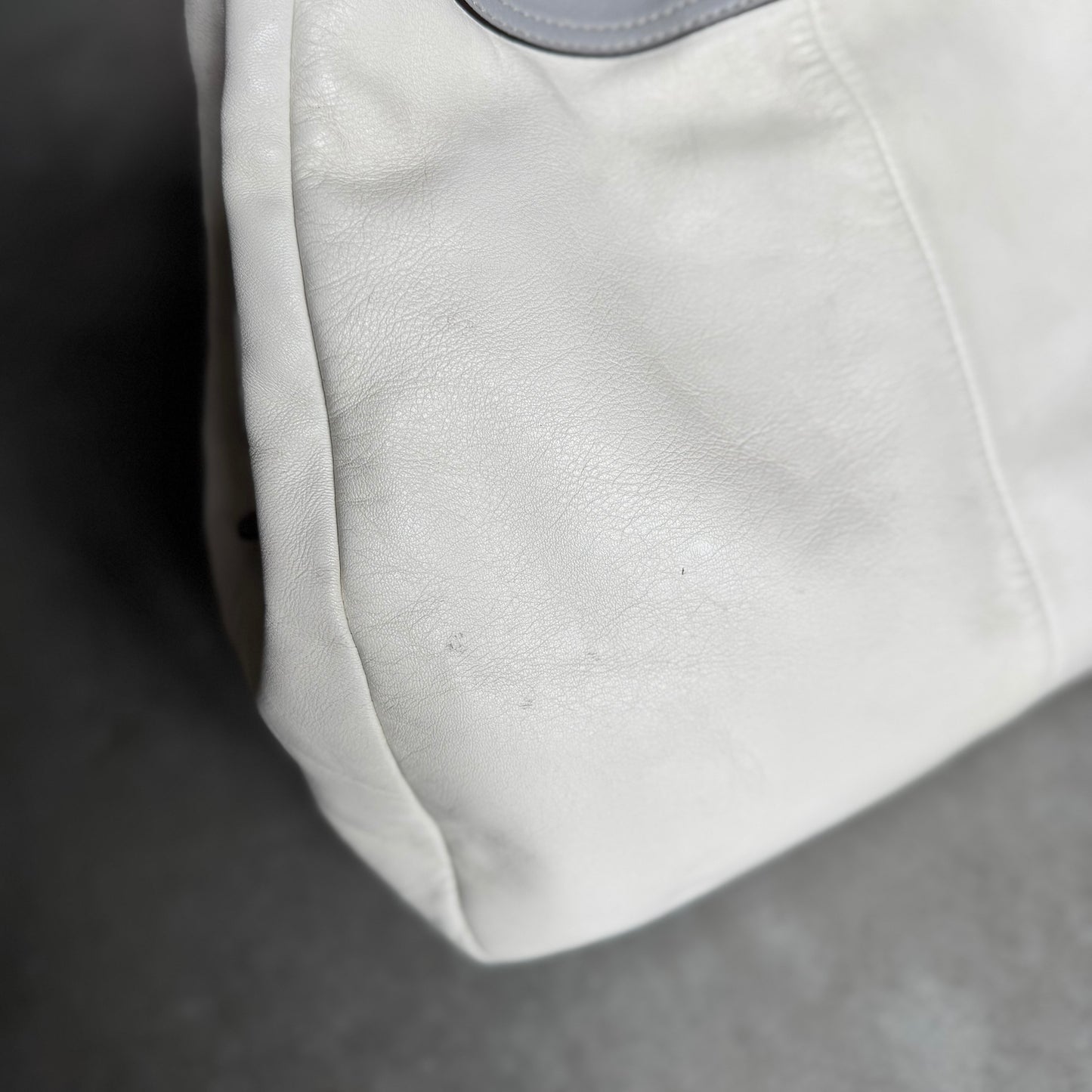 Y2K Coach SoHo Large Hobo Bag White/Grey