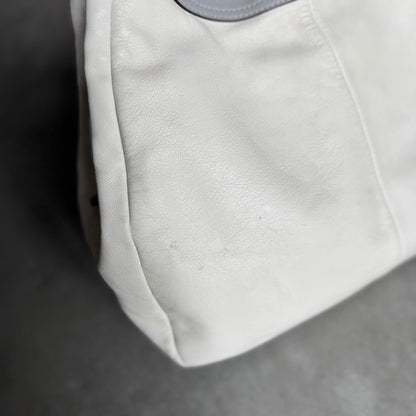 Y2K Coach SoHo Large Hobo Bag White/Grey