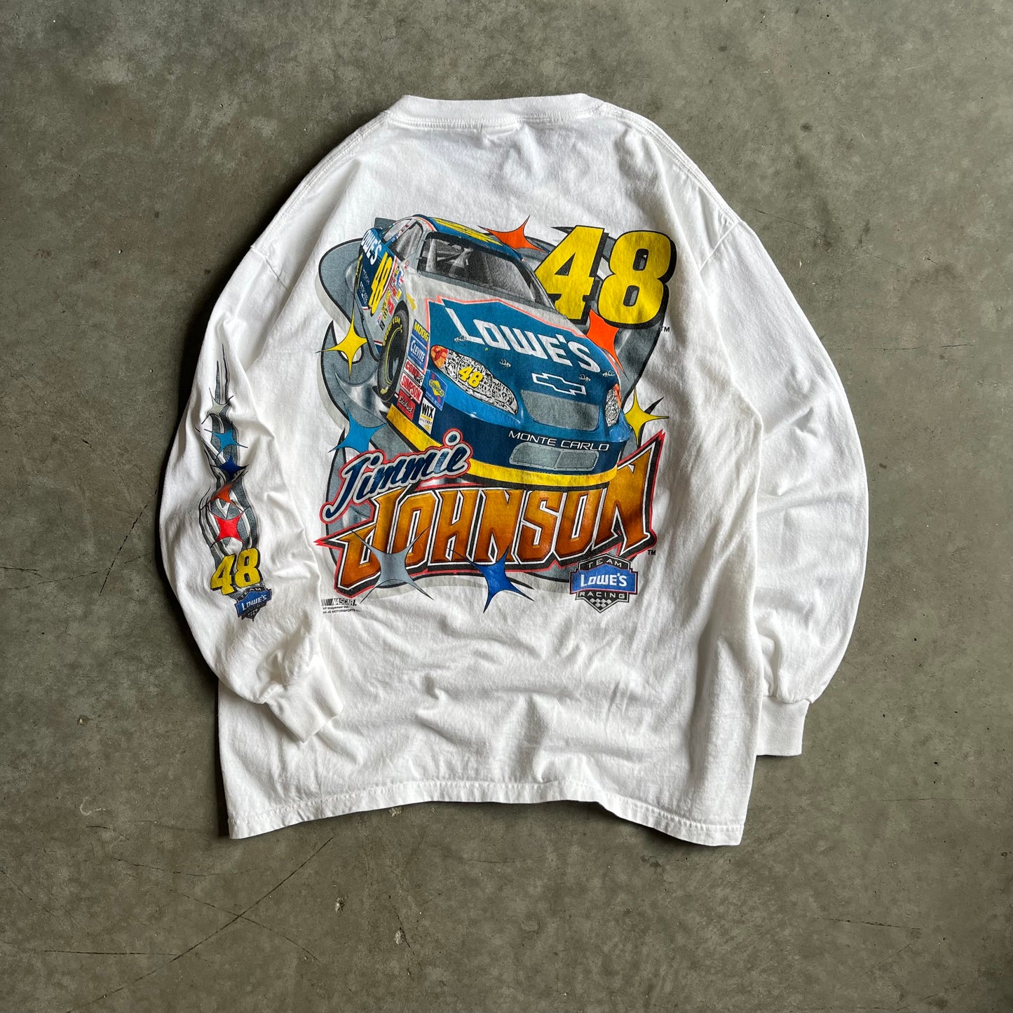 Y2K NASCAR Jimmie Johnson #48 Longsleeve Tee
