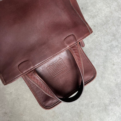 Vintage Coach Bleecker Tote Mahogany