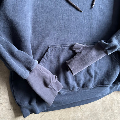 Y2K HandCuffs Brand Navy Blue Hoodie
