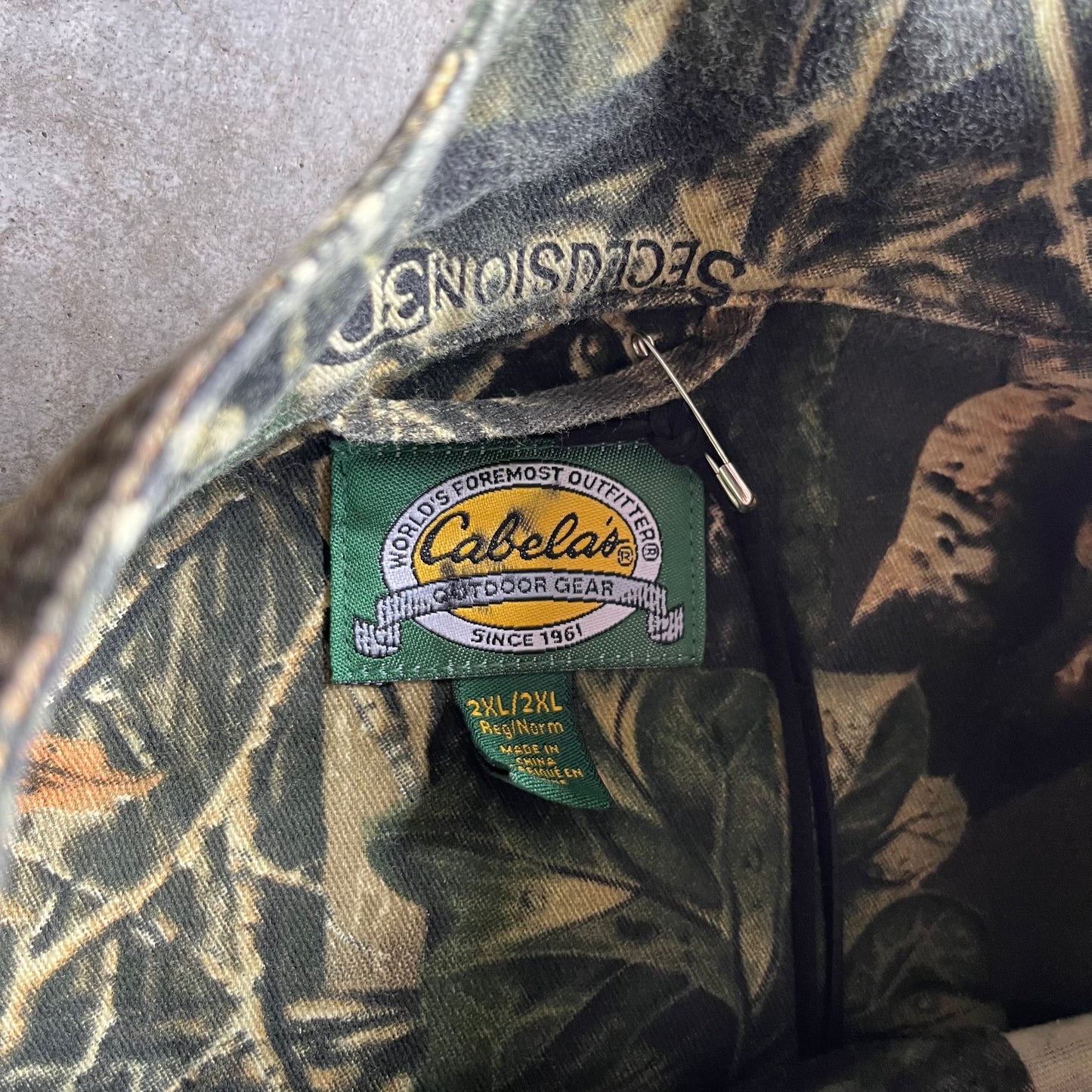 Vintage Cabela’s Camo Hunting Jacket
