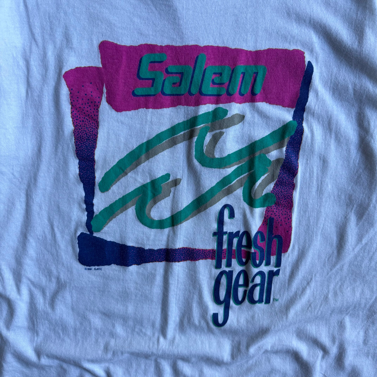 Vintage Salem Cigarettes "Fresh Gear" Promo Tee