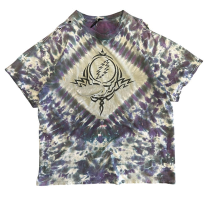 Vintage Grateful Dead Stealie Tie Dye Thrashed T Shirt