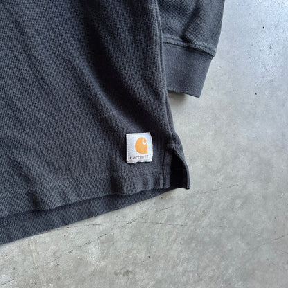 Vintage Carhartt Cursive Waffle Knit Sweatshirt