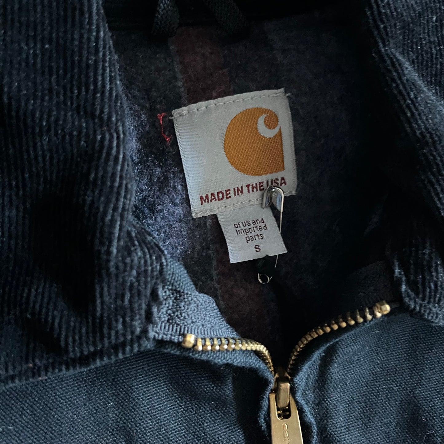 Black Carhartt Duck Detroit Jacket
