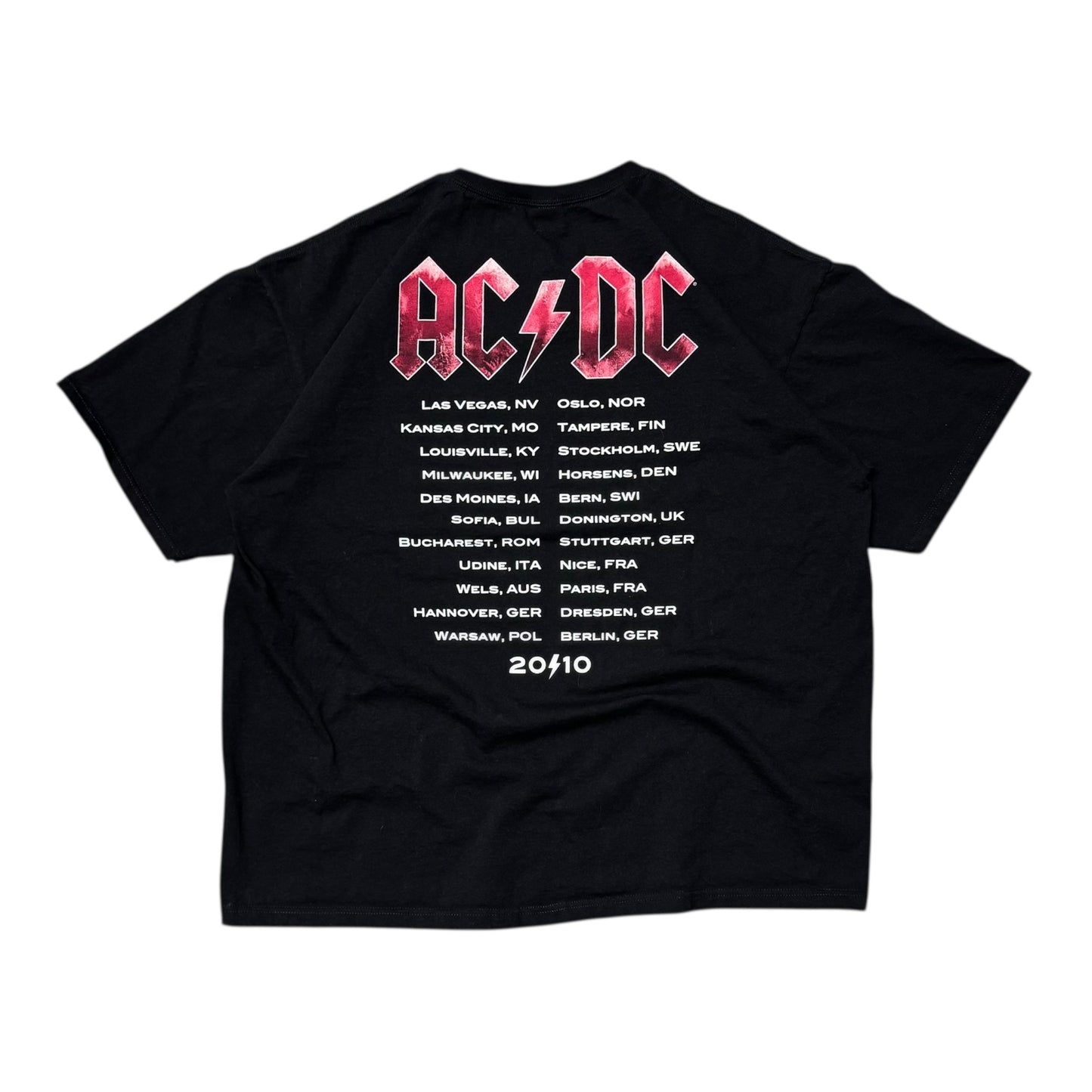 AC-DC “Shoot To Thrill” 2010 Tour Tee