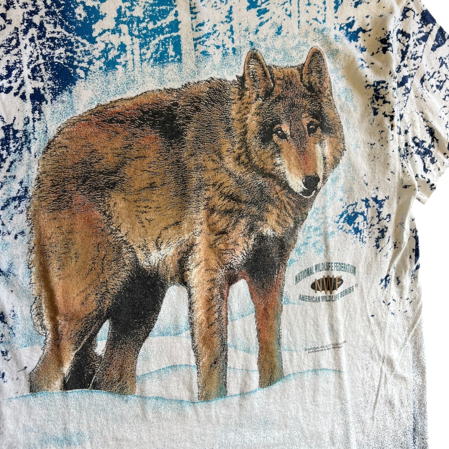 National Wildlife Federation American Series Wolf Tee