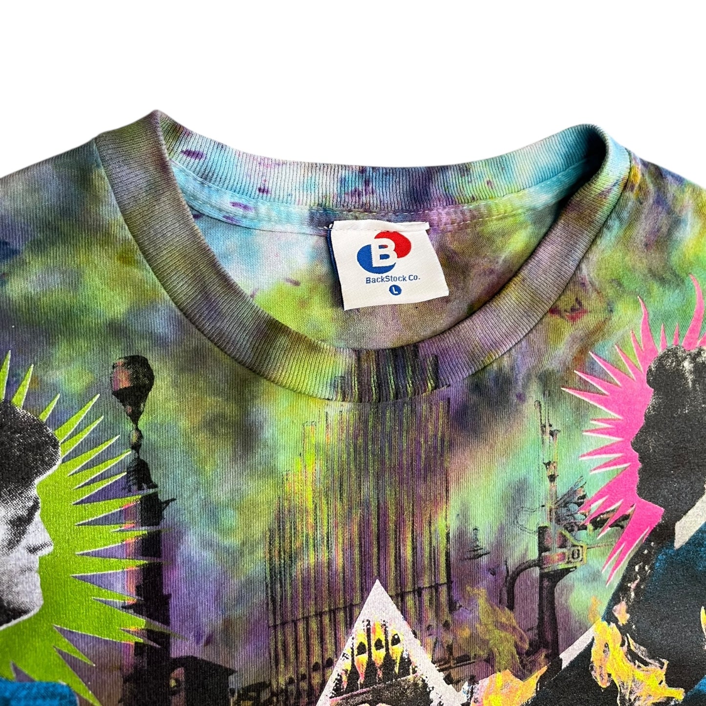 Backstock Co Pink Floyd Tie Dye AOP T Shirt