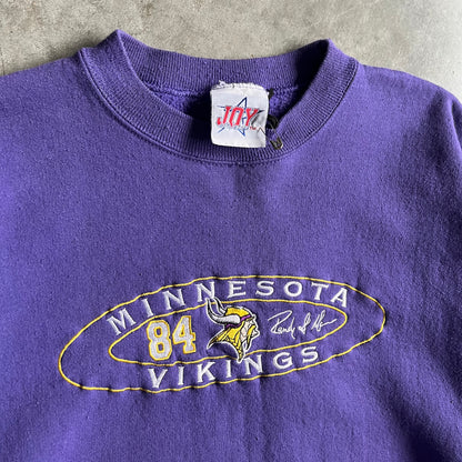 Vintage Randy Moss Vikings NFL Purple Sweatshirt