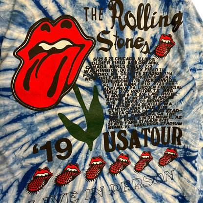 Tie Dye Rolling Stones 2019 USA Tour Longsleeve