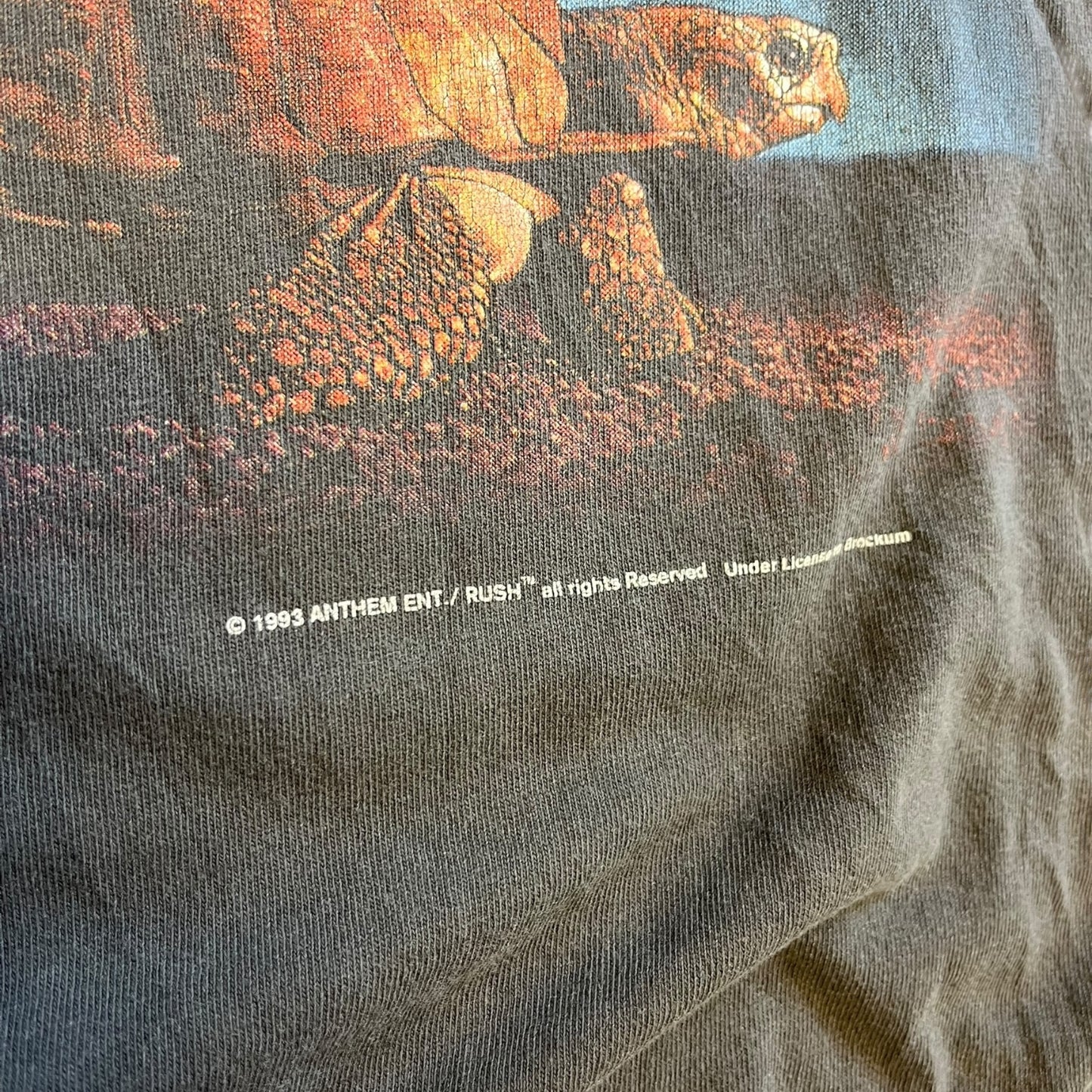 Vintage 1993 Rush Counterparts Tour T Shirt