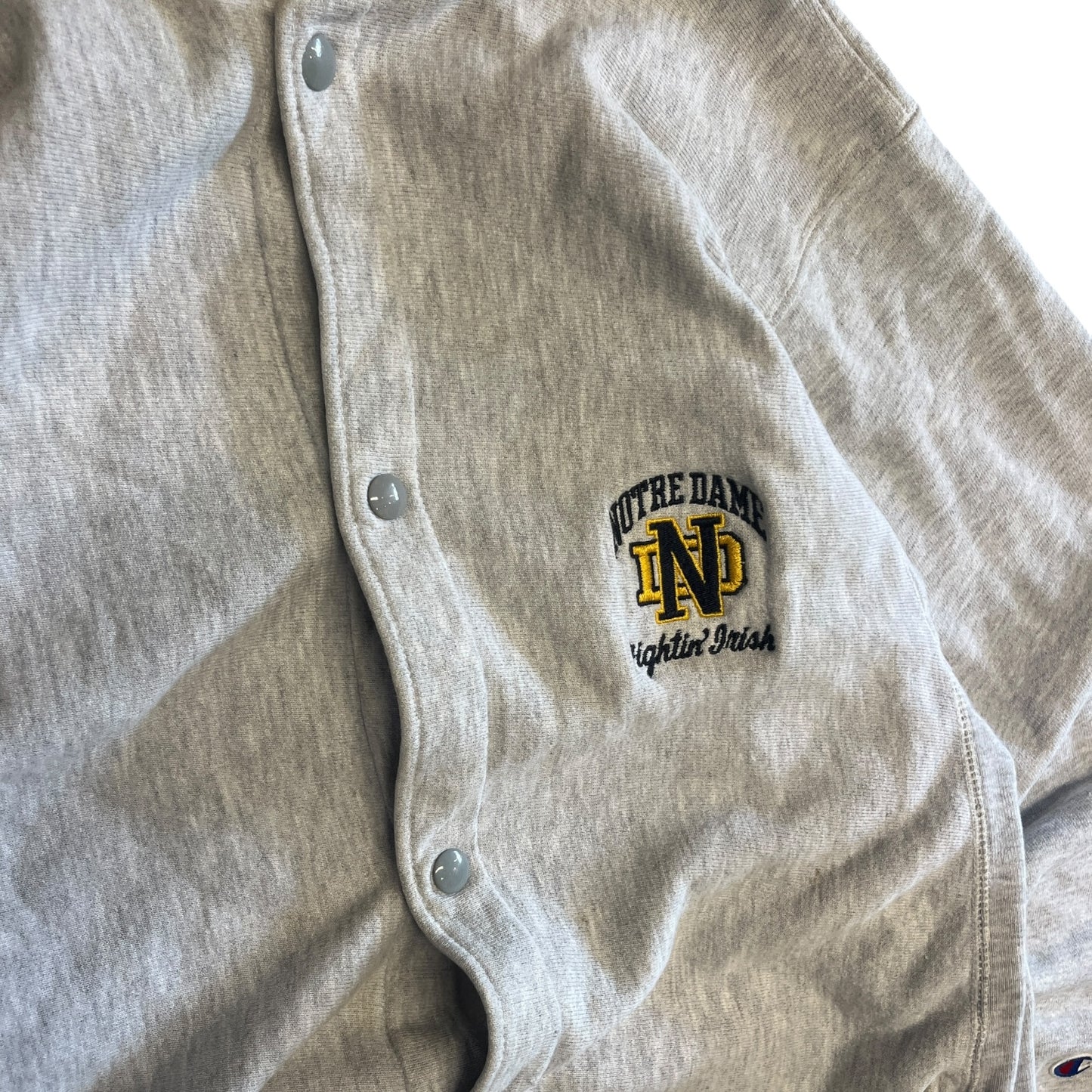 80s Champion Reverse Weave Notre Dame Cardigan