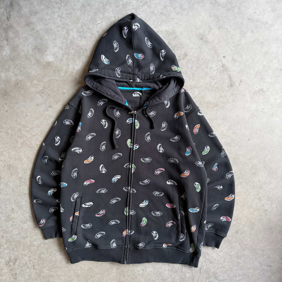 Y2K South Pole Sneaker AOP Full Zip Jacket
