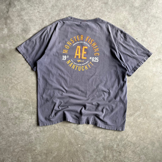 Y2K American Eagle ‘Monster Fishing Nantucket’ Tee