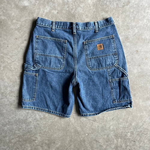 Carhartt B28 DPS Indigo Carpenter Jorts