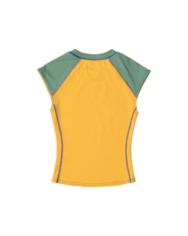 Brigade - All Star Women’s Baby Tee - Yellow