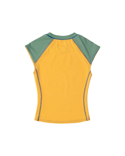 Brigade - All Star Women’s Baby Tee - Yellow