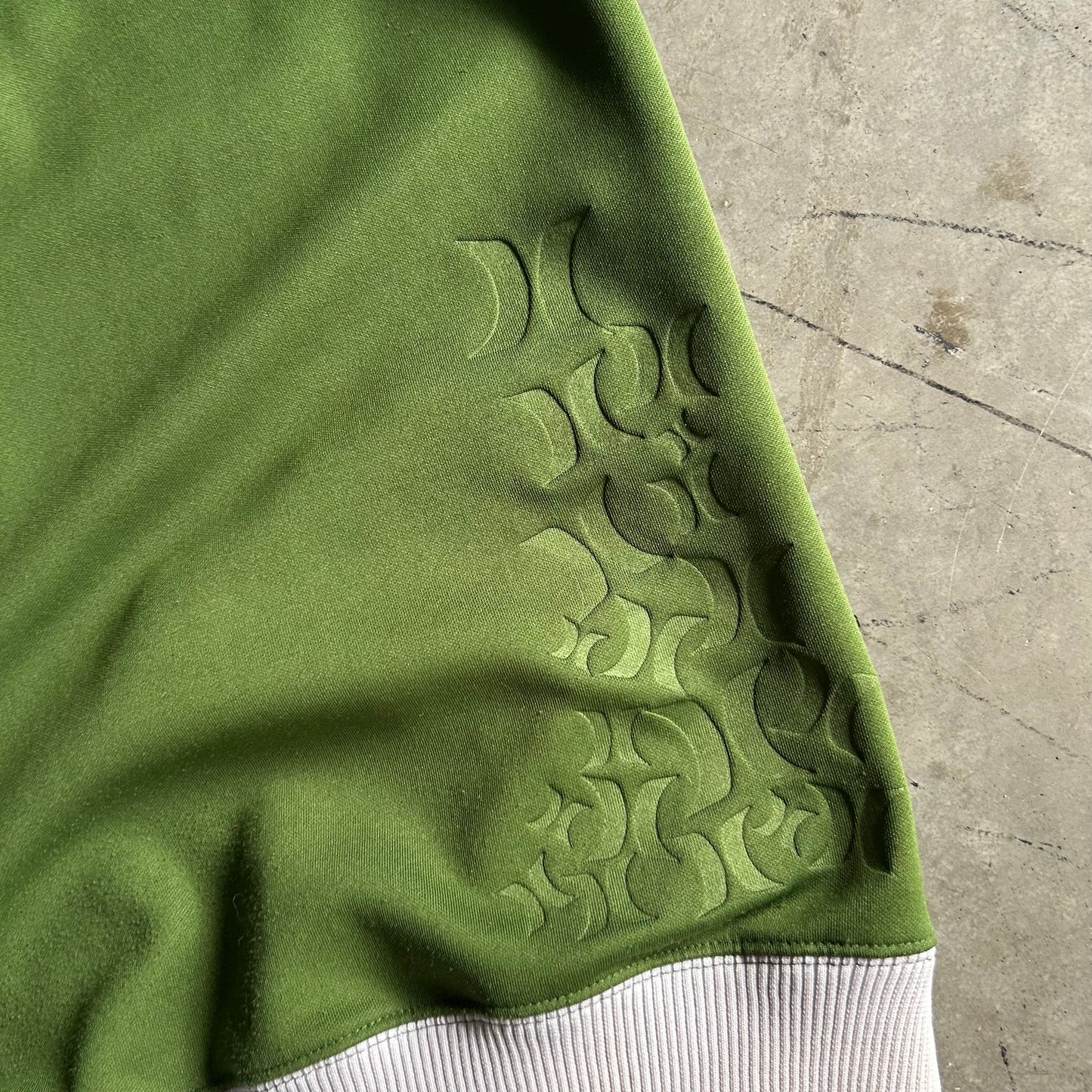 Y2K Hurley Green Zip Up Track Jacket