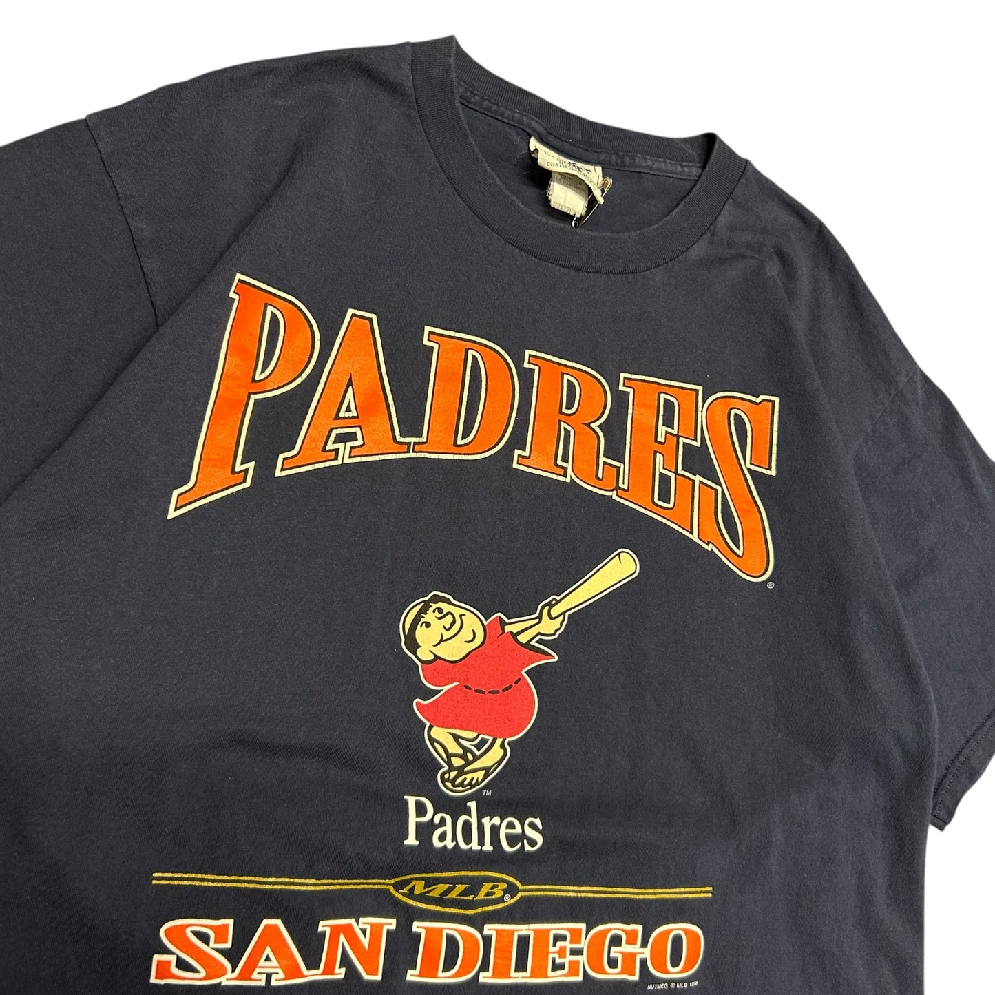 Vintage MLB San Diego Padres Old Logo Navy Tee