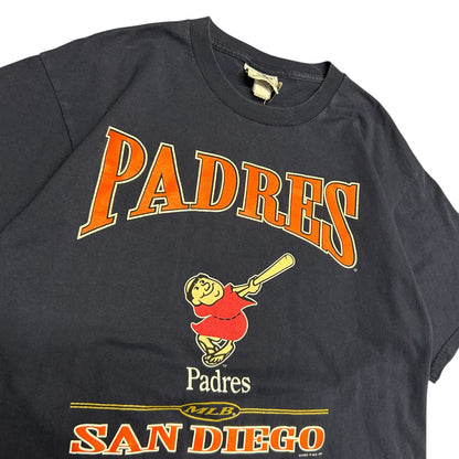 Vintage MLB San Diego Padres Old Logo Navy Tee