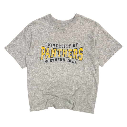 Vintage University Of Northern Iowa Panthers Grey Tee