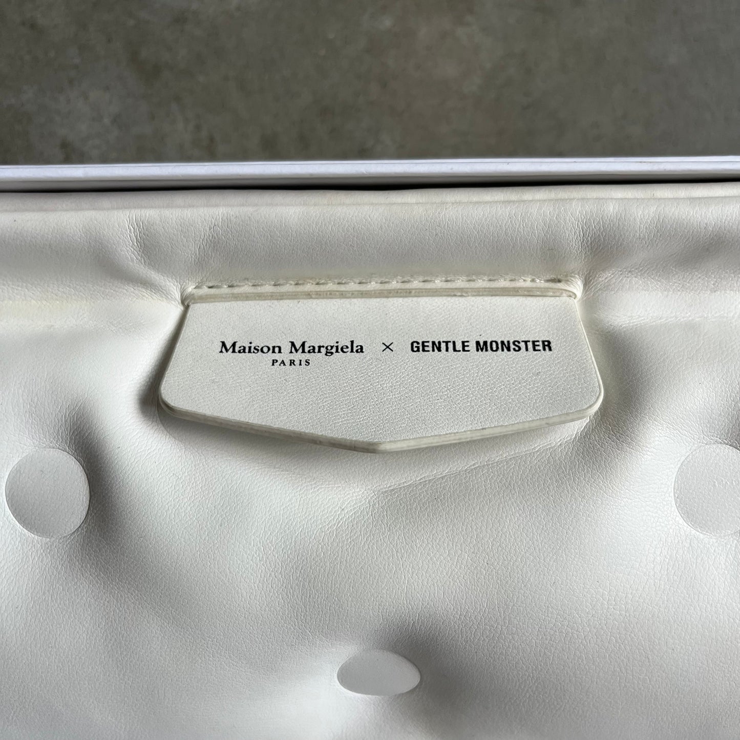 Gentle Monster x Maison Margiela White Bug Eye Sunglasses