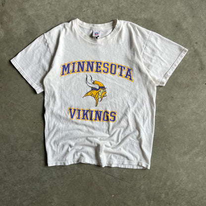Y2K Minnesota Vikings Spell Out & Logo NFL Tee