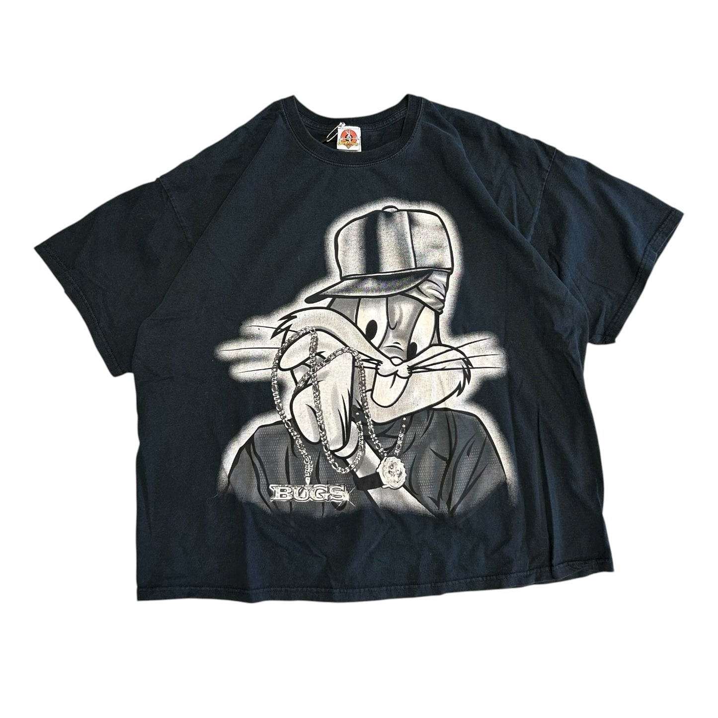 Y2K Looney Tunes Gangster Bugs Bunny T Shirt