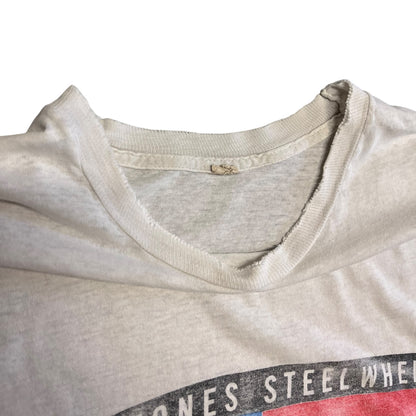 Vintage 1989 Rolling Stones North America Tour Flag T Shirt