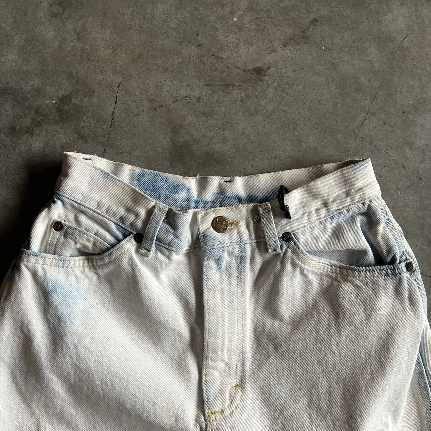 Women’s Vintage Lee White Denim Skirt