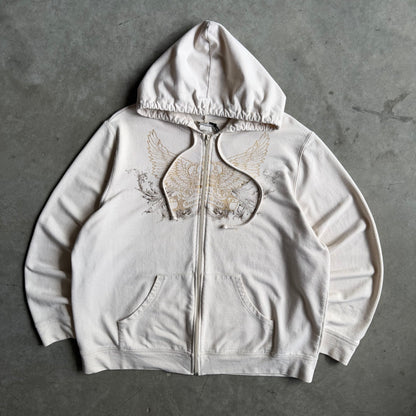 Women’s Y2K Fashion Bug “American Angel” Zip Up Hoodie