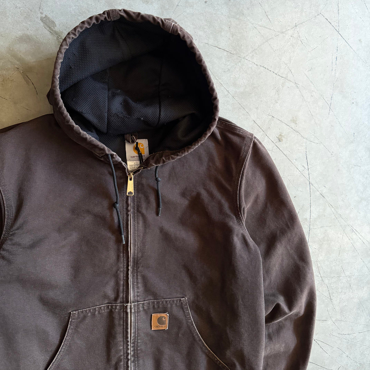 Carhartt ‘J25 DKB’ Dark Brown Thermal Lined Active Jacket