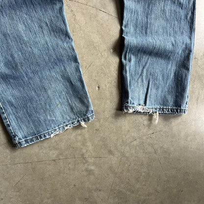 Y2K Urban Pipeline Relaxed Slub Jeans