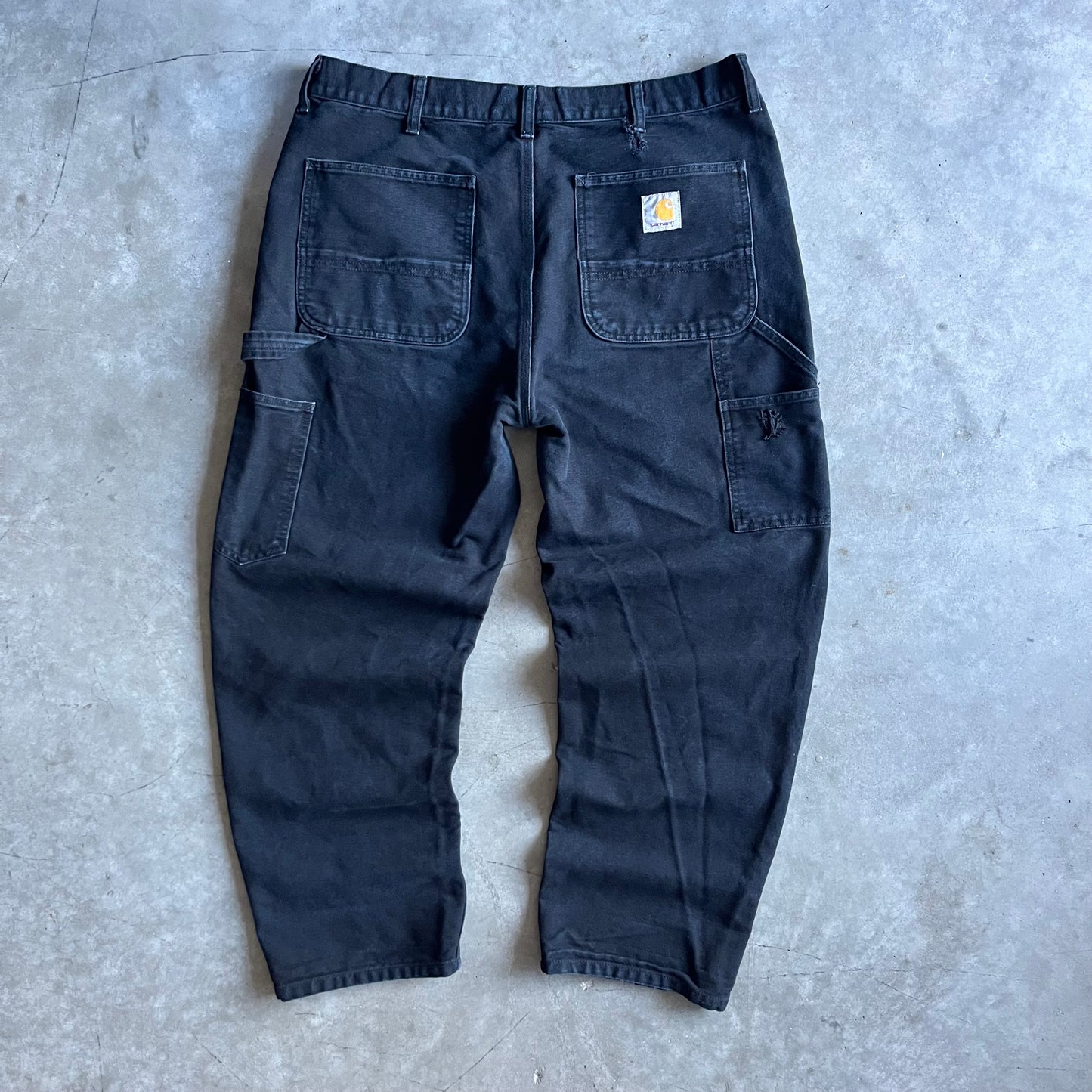 Y2K Carhartt Black Double Knee Carpenter Pants