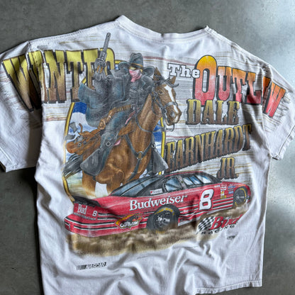 Vintage Dale Earnhardt “The Outlaw” AOP NASCAR Tee