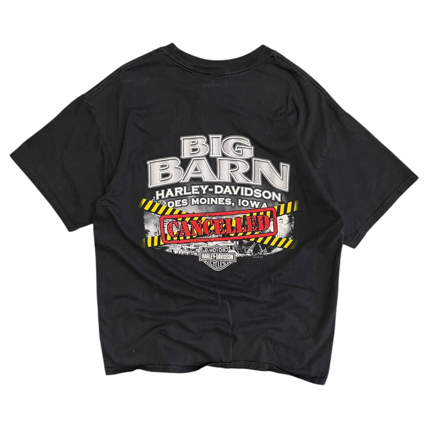 Y2K Harley Davidson Red Skull Tee