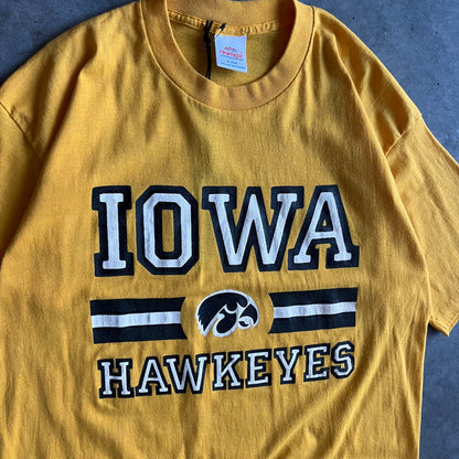 Vintage Iowa Hawkeyes 3 Stripe Graphic Tee