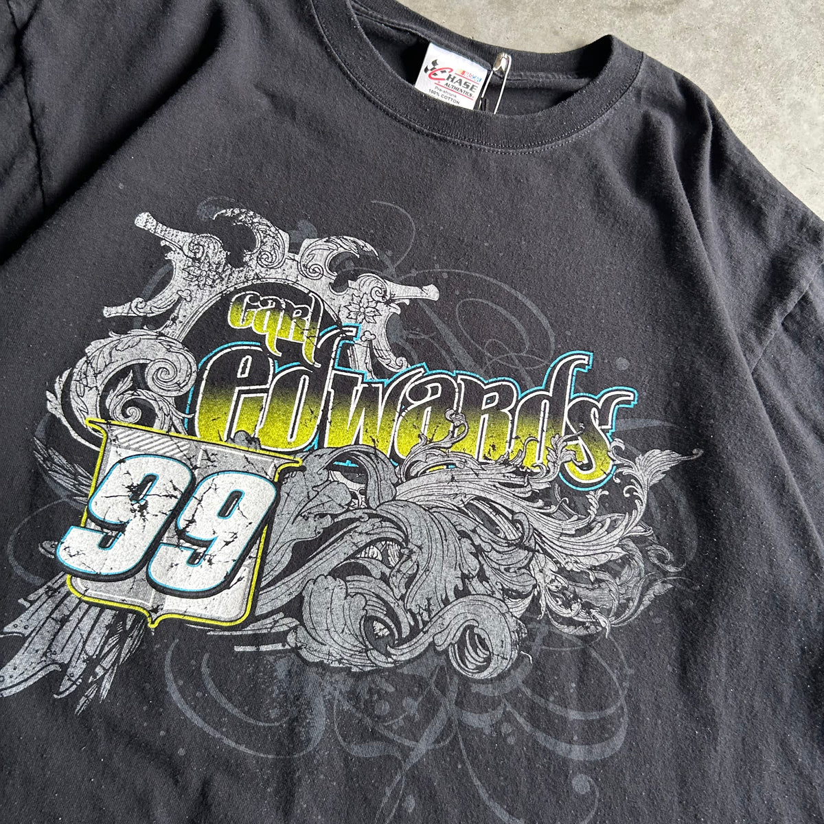 NASCAR Chase Authentics Y2K Style Carl Edwards T Shirt