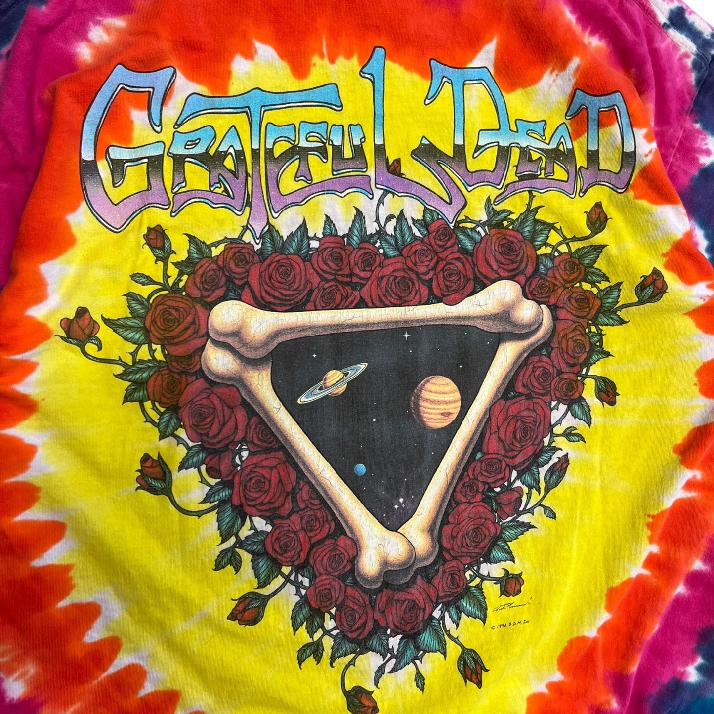 1992 Liquid Blue Grateful Dead ‘Space Your Face’ Tee