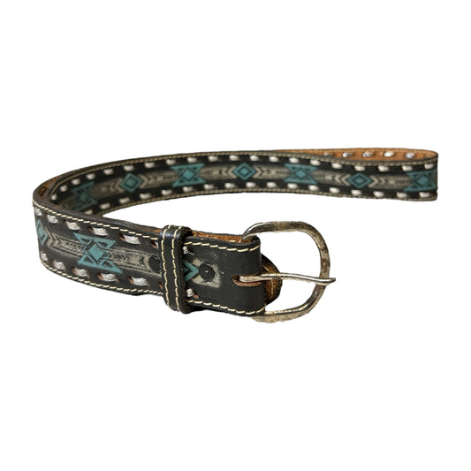 Y2K Southwestern Metal Weave Belt