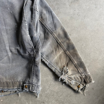 Vintage Thrashed Carhartt ‘J97 PTL’ Petrol Detroit Jacket