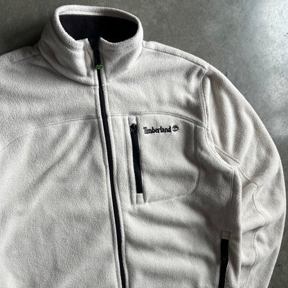Timberland Cream Fleece Zip Up Jacket