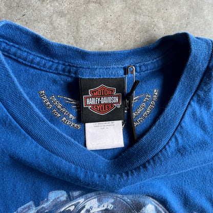Y2K Harley Davidson Engine Close-Up Tee